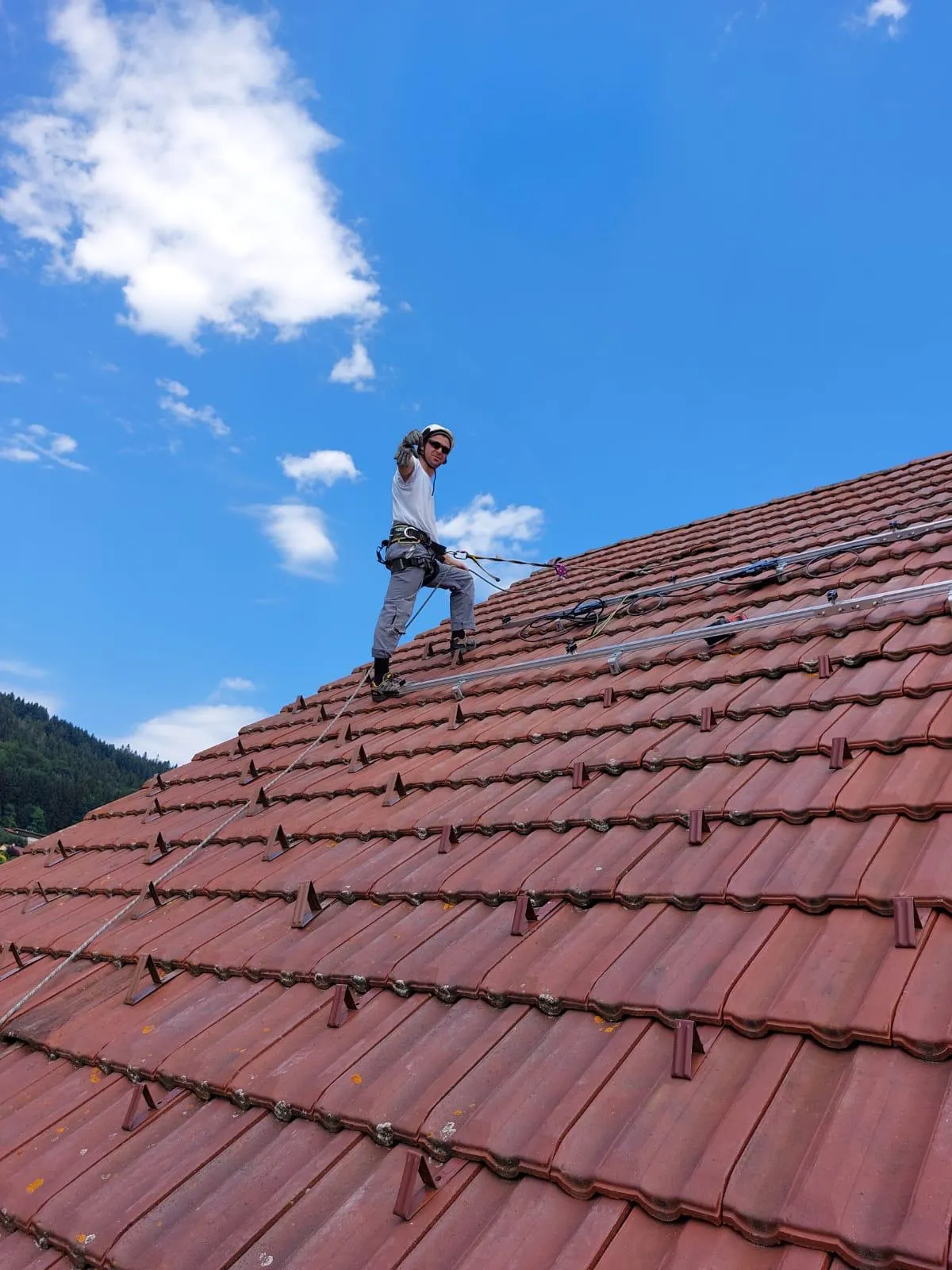 L'équipe RZ ENERGY sur un chantier